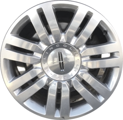 Lincoln Mark LT 2006-2008, Navigator 2006-2014 polished 20x8.5 aluminum wheels or rims. Hollander part number 3651U80, OEM part number 6L7Z1007L, BL7Z1007A.