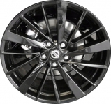 ALY62810U45 Nissan Maxima Wheel/Rim Black Painted #9DJ6AMB97