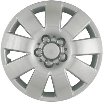 410s 15 Inch Aftermarket Silver Hubcaps/Wheel Covers Set