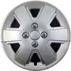 432s 15 Inch Aftermarket Silver Hubcaps/Wheel Covers Set
