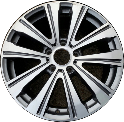 Mercedes-Benz G550 2019-2023 charcoal machined or powder coat black 19x8.5 aluminum wheels or rims. Hollander part number ALY85714U/65572, OEM part number 46340117007X23, 46340111007X35.