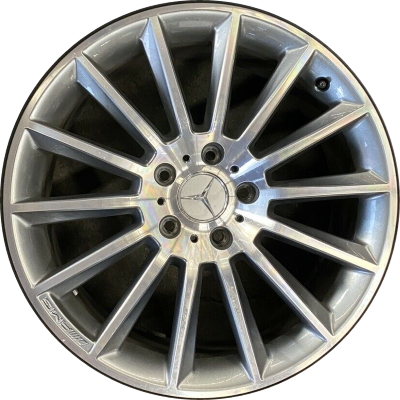 Mercedes-Benz G550 2019-2023 multiple finish options 20x8.5 aluminum wheels or rims. Hollander part number ALY85715U, OEM part number 46340117007X21, 46340117007X23, 46340117007X43.