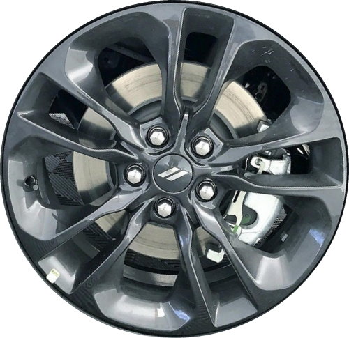 Dodge Durango 2021-2024 powder coat charcoal 20x8 aluminum wheels or rims. Hollander part number 2731, OEM part number 6QP26RNWAA.