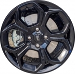 ALY10151U45 Ford EcoSport Wheel/Rim Black Painted #MN1Z1007B