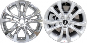 IMP-467X/8820PC KIA Telluride Chrome Wheel Skins (Hubcaps/Wheelcovers) 18 Inch Set