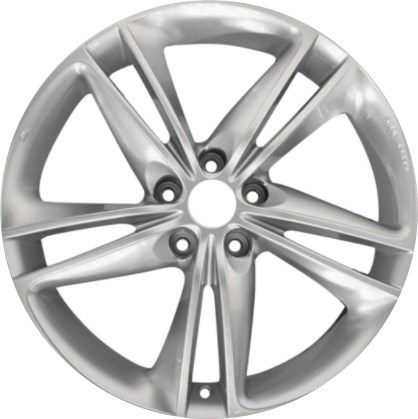 Nissan Rogue Sport 2020-2022 powder coat silver 19x7 aluminum wheels or rims. Hollander part number ALY96662/190298, OEM part number Not Yet Known.