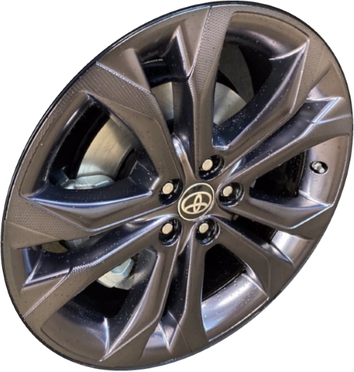 Toyota Sienna 2021-2024 charcoal clad 20x7.5 aluminum wheels or rims. Hollander part number ALY69167A, OEM part number 4260D08040.