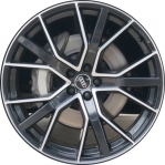 ALY59053U45 Audi Q7 Wheel/Rim Black Machined #4M0601025CS