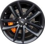 ALY2526U45/2714 Dodge Challenger, Charger Wheel/Rim Matte Black Painted #5LD37RXFAA