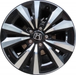 ALY10395 Honda Civic Wheel/Rim Black Machined #42700T20A92