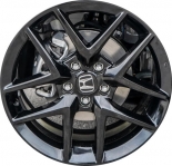 ALY10393U45 Honda Civic Wheel/Rim Gloss Black Painted #42700T20A71
