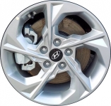 ALY70647 Hyundai Tucson Wheel/Rim Silver Painted #52910N9100