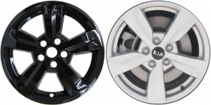 IMP-475BLK/7021GB KIA Sorento Black Wheel Skins (Hubcaps/Wheelcovers) 17 Inch Set