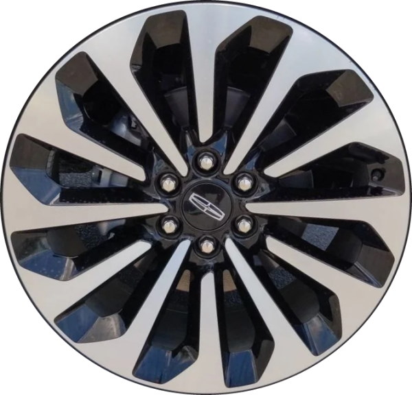 ALY10498 Lincoln Navigator Wheel/Rim Black Machined #NL7Z1007C
