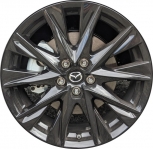 ALY64249U45 Mazda CX-5 Wheel/Rim Black Painted #9965377090