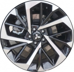 ALY65866U45 Mitsubishi Outlander Wheel/Rim Black Machined #4250G022