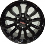 ALY5909U45 GMC Sierra 1500 Wheel/Rim Black Painted #23377014