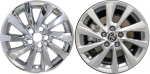IMP-479X/7533PC Toyota Camry Chrome Wheel Skins (Hubcaps/Wheelcovers) 17 Inch Set