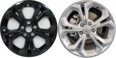 IMP-7723GB Honda Accord Black Wheel Skins (Hubcaps/Wheelcovers) 17 Inch Set