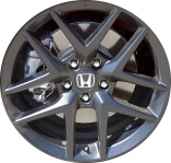 ALY10393U47 Honda Civic Wheel/Rim Matte Black Painted #42700T20A61