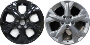 IMP-7623GB Honda HR-V Black Wheel Skins (Hubcaps/Wheelcovers) 17 Inch Set