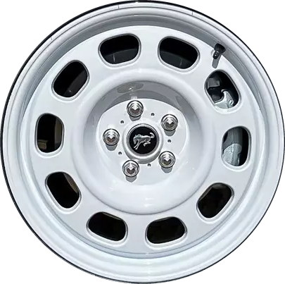 Ford Bronco Sport 2023-2024 powder coat white 17x7 aluminum wheels or rims. Hollander part number ALY10426B, OEM part number N1PZ-1007-A.
