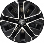 ALY75213U45 Toyota Mirai Wheel/Rim Black Machined #4261162090