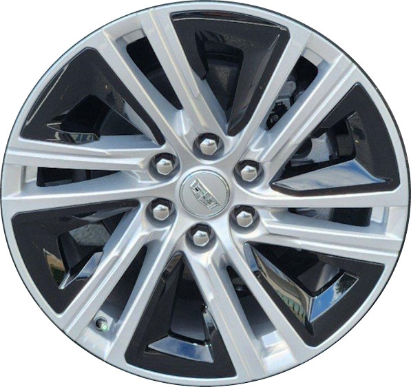 Cadillac Lyriq 2023-2024 powder coat silver 20x9 aluminum wheels or rims. Hollander part number Not Yet Known, OEM part number Not Yet Known.