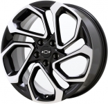 ALYGZ053 Chevrolet Trax Wheel/Rim Black Machined