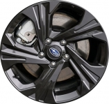 ALYSW074U46HH Subaru Crosstrek Wheel/Rim Black Painted