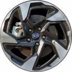ALYSW075U35/180462 Subaru Crosstrek Wheel/Rim Charcoal Machined