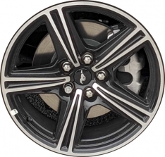 ALYMUST1824 Ford Mustang Wheel/Rim Black Machined #PR3C1007AA