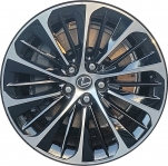 ALY74370U45 Lexus LS500, LS500h Wheel/Rim Black Machined #4261150830