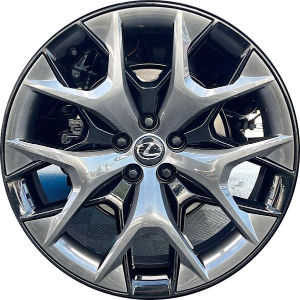 Lexus TX500h 2024 powder coat hyper grey 22x9 aluminum wheels or rims. Hollander part number NotYetKnown, OEM part number Not Yet Known.