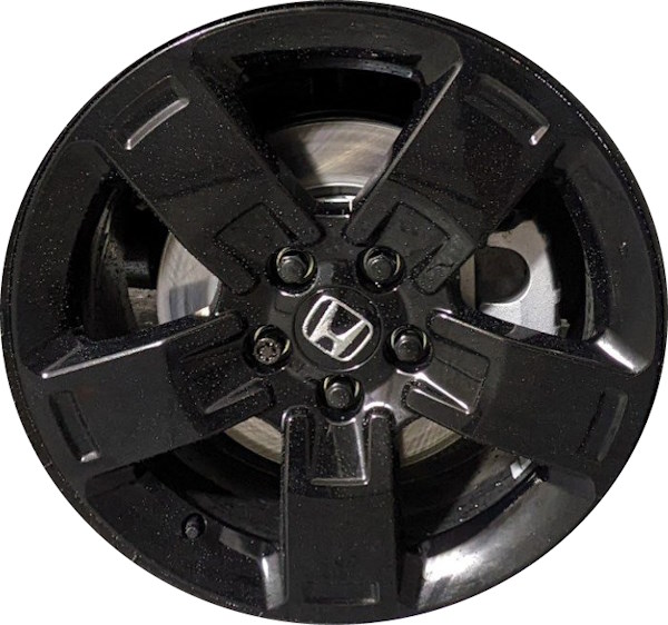 Honda Ridgeline 2024 powder coat black 18 Inch aluminum wheels or rims. Hollander part number ALYRIDG24U45, OEM part number Not Yet Known.