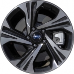 ALYSW074U45HH Subaru Crosstrek Wheel/Rim Charcoal Machined