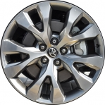 ALYTX018U78 Toyota Grand Highlander Wheel/Rim Hyper Grey