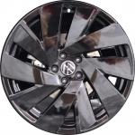 ALYWB085U45 Volkswagen Atlas Wheel/Rim Black Painted #3CM601025G