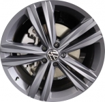 ALY70046U35 Volkswagen Jetta Wheel/Rim Dark Grey Painted #5GM601025AK2ZT