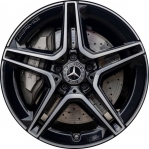 ALY65581U45 Mercedes-Benz E350, E450 Wheel/Rim Black Machined #21340163007X23