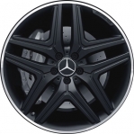 ALY65549A45 Mercedes-Benz GLA35, GLA45, GLB35 Wheel/Rim Black Painted #24740120007X71