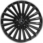 ALY85889 Mercedes-Benz EQE Sedan Wheel/Rim Black Machined #29540126007X72