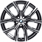 ALY86613 BMW 230i, 430i Wheel/Rim Black Machined #36116883525