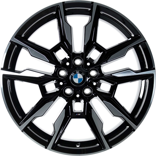 ALY86639 BMW i4, M440i Wheel/Rim Black Machined #36118089228