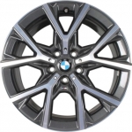 ALY86113 BMW 228i, M235i Wheel/Rim Grey Machined #36118092355