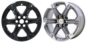 IMP-8023GB Chevrolet Blazer Black Wheel Skins (Hubcaps/Wheelcovers) 18 Inch Set