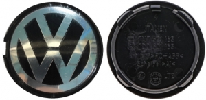 C69970 Volkswagen Passat OEM Black Center Cap #7D0601165BXF