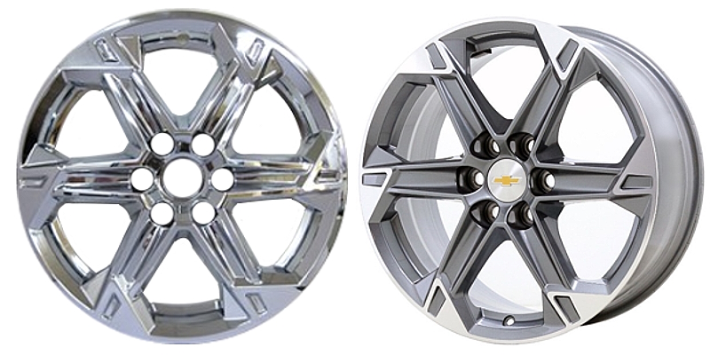 Chevrolet Blazer Wheel Skins | Black / Chrome | HH Auto