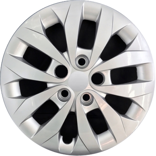 536 16 Inch Aftermarket Hyundai Elantra (Bolt On) Silver Hubcaps/Wheel Covers Set