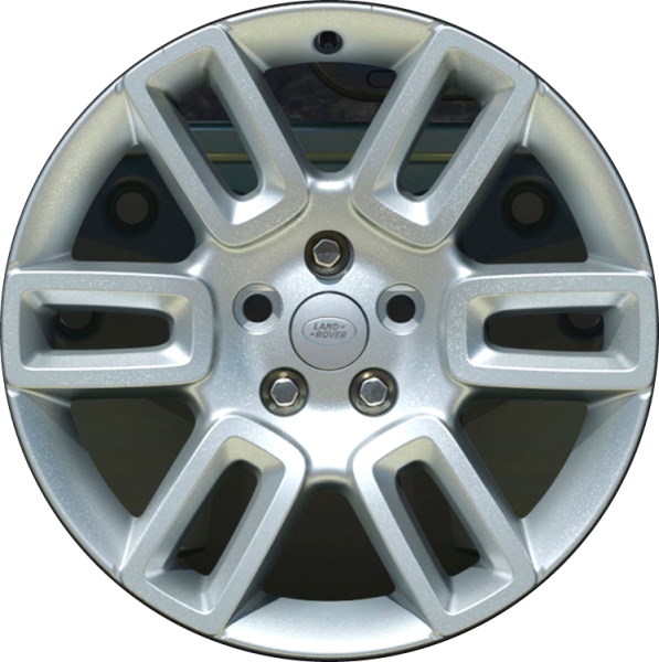 Land Rover Defender 2020-2023 powder coat silver 19x8 aluminum wheels or rims. Hollander part number ALY72350U20/95096, OEM part number LR129107.